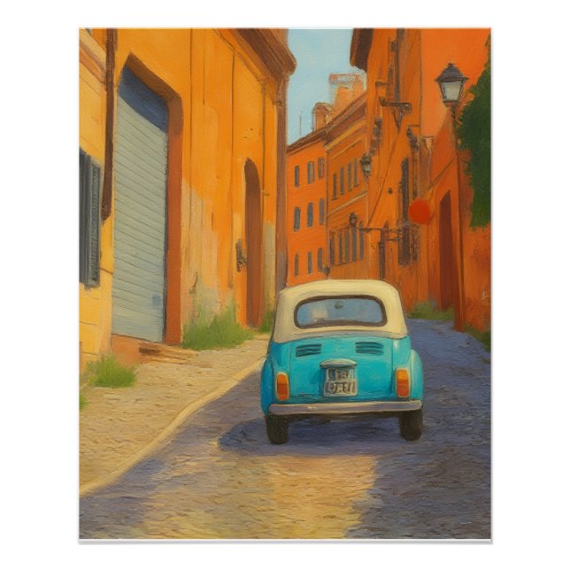 Speedy Exit - Original Rome Travel Memory Poster (Front)