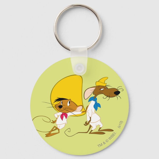 SPEEDY GONZALES™ and Slowpoke Keychain (Front)