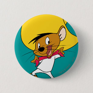 SPEEDY GONZALES™ Bow-Tie 2 Inch Round Button
