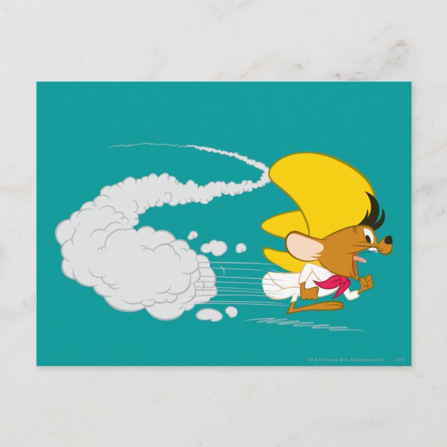 SPEEDY GONZALES™ Running in Colour Postcard (Front)
