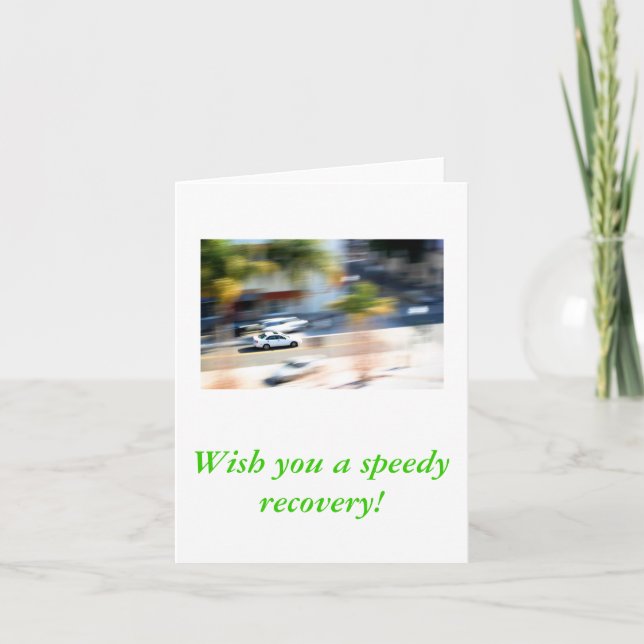 speedy recovery card (Front)