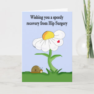 Speedy Recovery from Hip Surgery Card