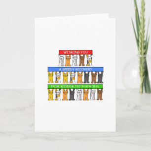 Speedy Recovery from Wisdom Teeth Removal Card