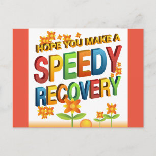 Speedy Recovery Postcard