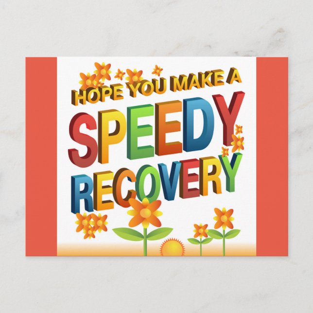 Speedy Recovery Postcard (Front)