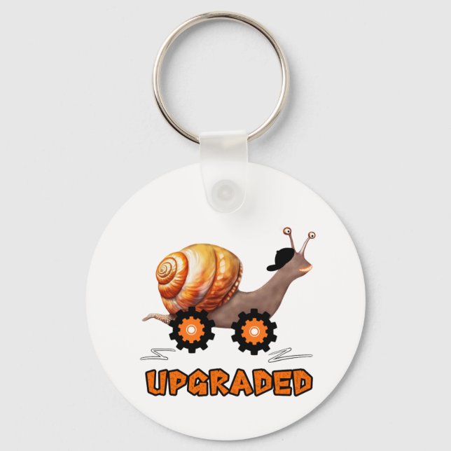 Speedy snail keychain (Front)