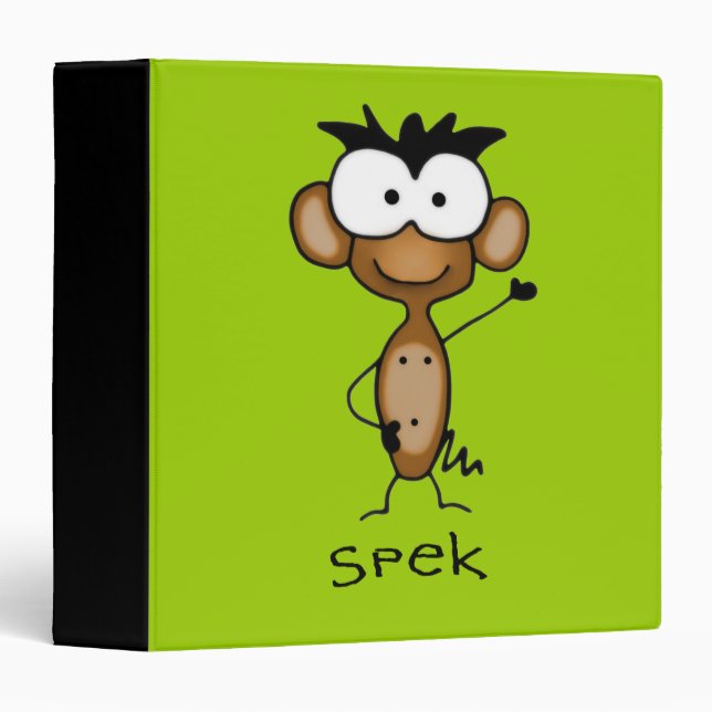 Spek the Monkey Binder (Front/Spine)