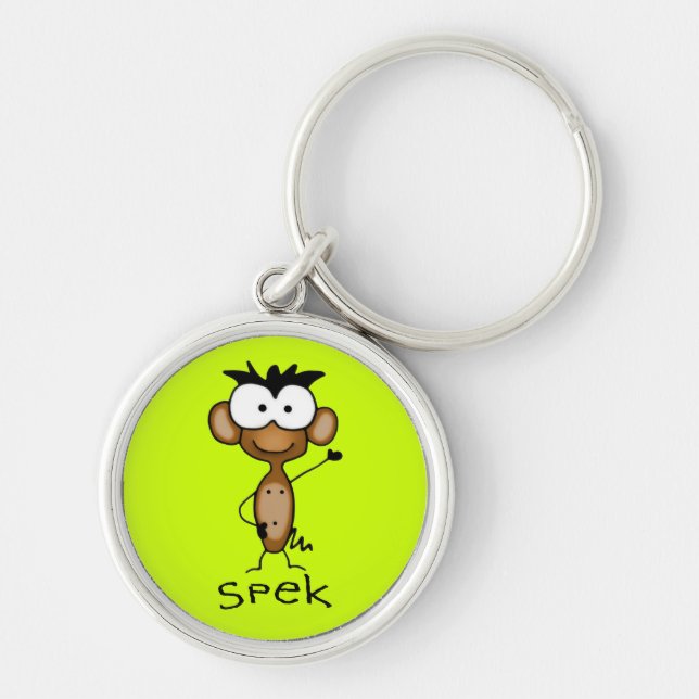 Spek the Monkey Keychain (Front)