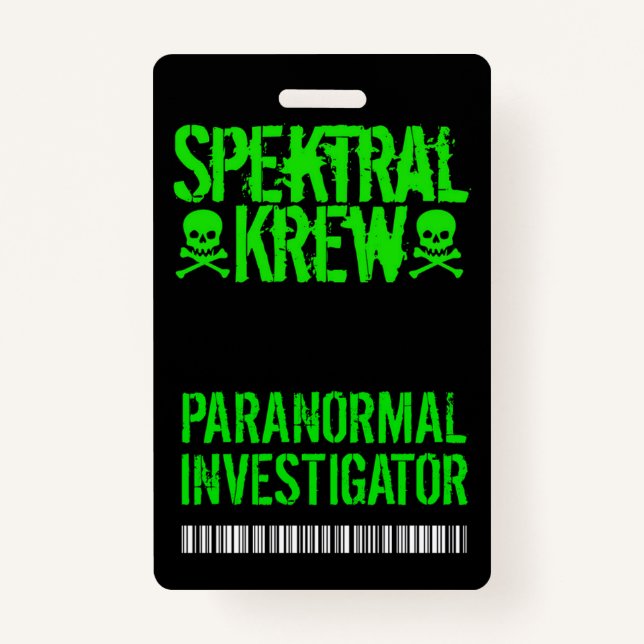 Spektral Krew Lanyard Badge (Front)