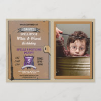 Spell Book Wizards Witches Birthday Party Photos