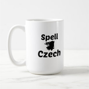 SPELL CZECH COFFEE MUG