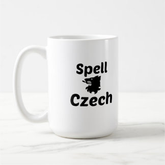 SPELL CZECH COFFEE MUG