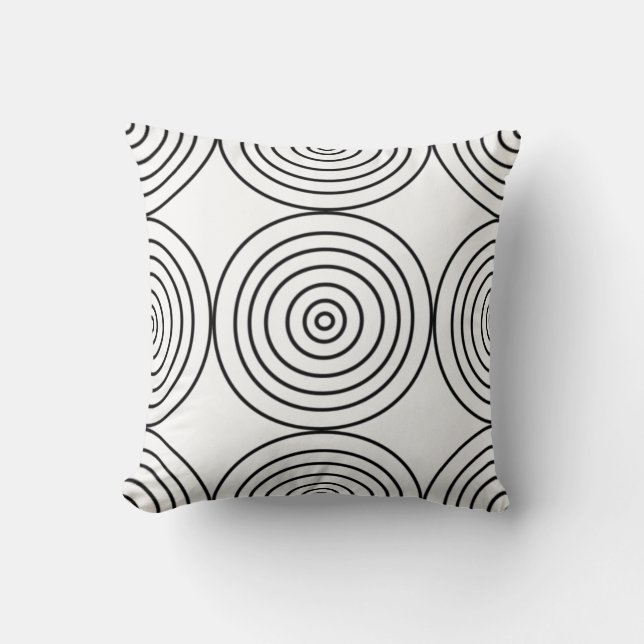 Spellbinding Circles Throw Pillow (Front)