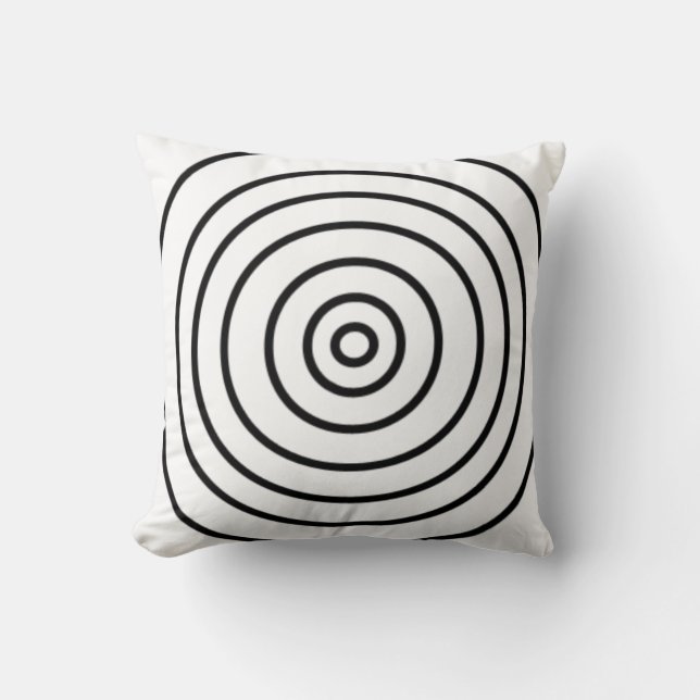 Spellbinding Circles Throw Pillow (Front)
