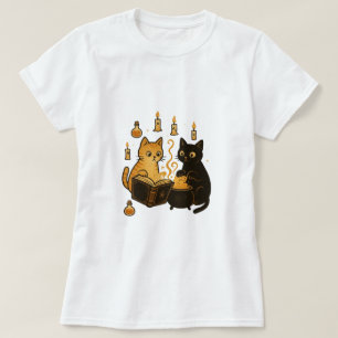 Spellbook & Cauldron Cats T-Shirt