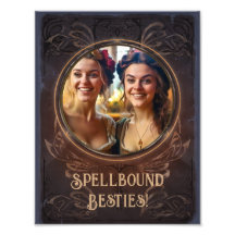 Spellbound besties - Witchy medieval memory gift