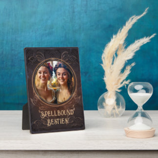 Spellbound besties - Witchy medieval memory gift Plaque