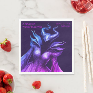 Spellbound Forest – Dark Fairy Birthday Party  Napkin