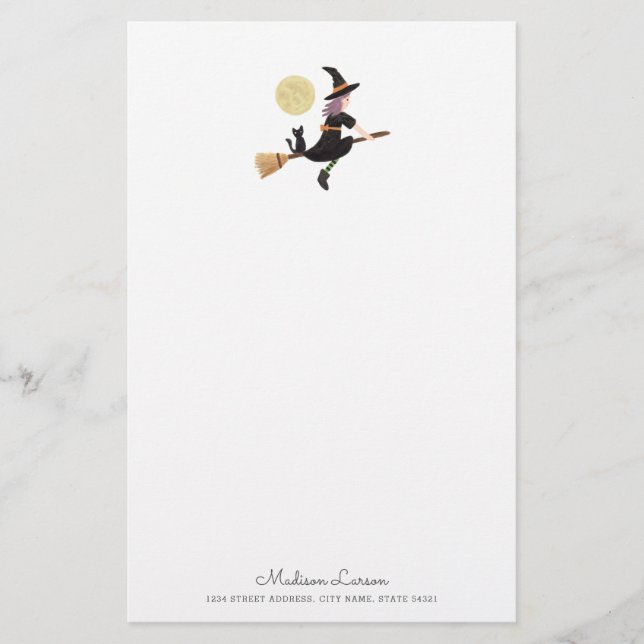 Spellbound Personalized Stationery (Front)