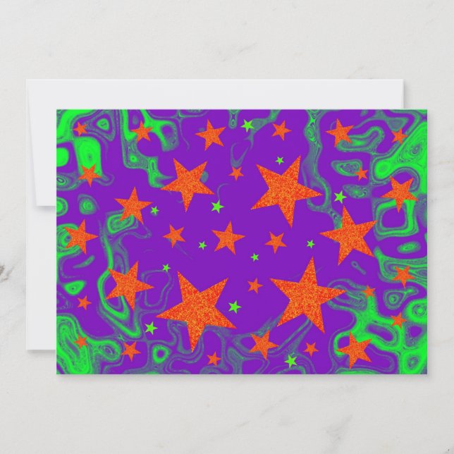 Spellbound purple invitation (Front)