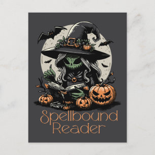 Spellbound Reader Witch Postcard