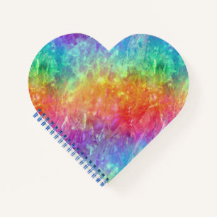 spellcaster - vivid crystal rainbow : notebook