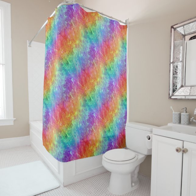 spellcaster - vivid rainbow prism ombre : (In Situ)