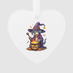 Spellcasting Schnauzer Ornament