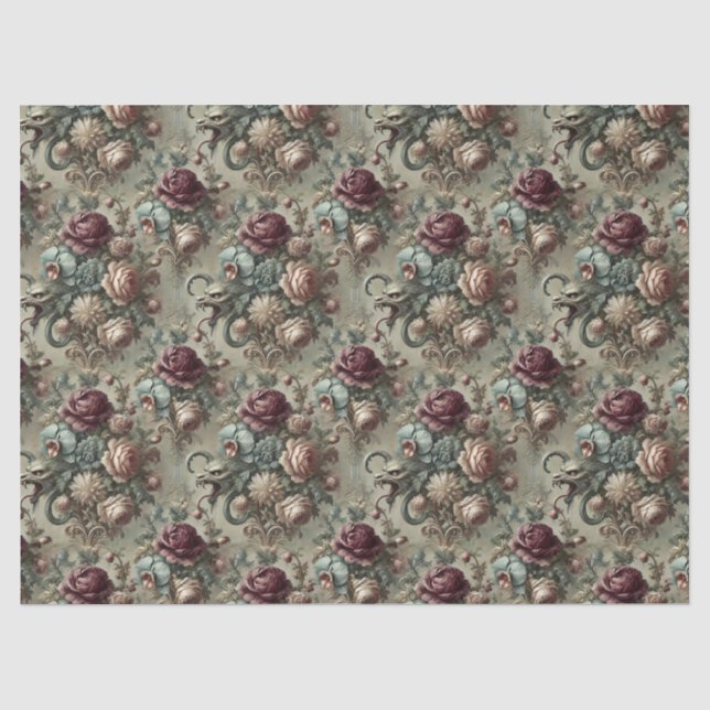 Spellhound – Gothic Victorian  Tissue Paper (Front)