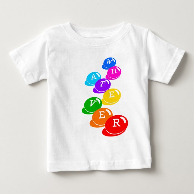 Spelling Beans Customizable Baby T-Shirt (Front)