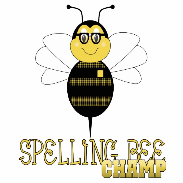 Spelling Bee Champ Ornament Photo Sculpture Ornament (Front)
