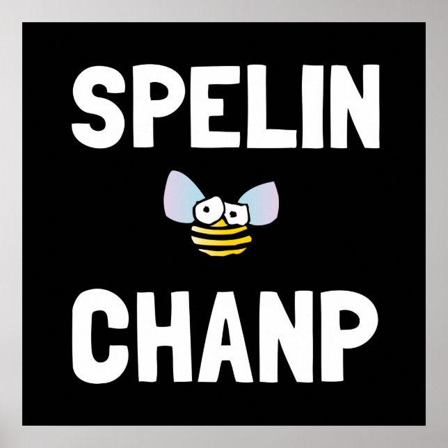Spelling Bee Champ Poster (Front)