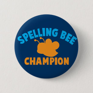 Spelling Bee Champion 2 Inch Round Button