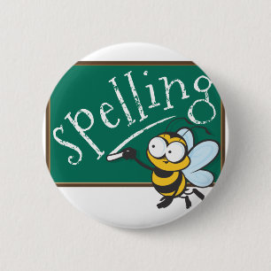 Spelling Bee Champion 2 Inch Round Button