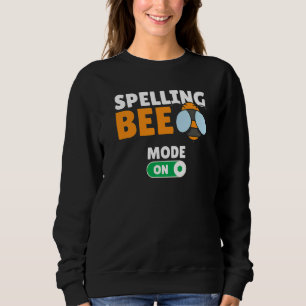 Spelling Bee Game Competitive Spelling Spelling B Sweatshirt