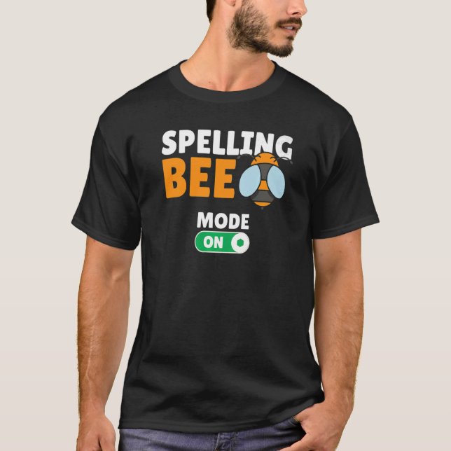 Spelling Bee Game Competitive Spelling  Spelling B T-Shirt (Front)