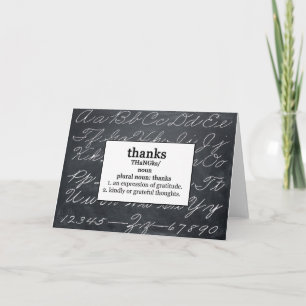 Spelling Bee Thank You Cards