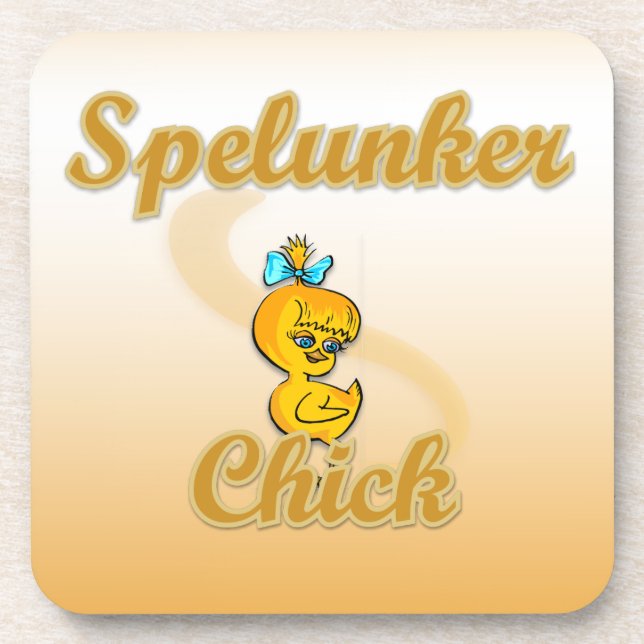 Spelunker Chick Coaster (Front)