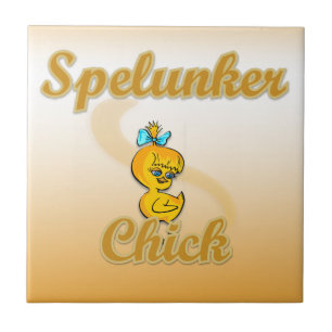 Spelunker Chick Tile
