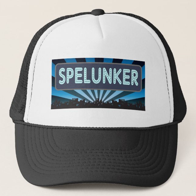 Spelunker Marquee Trucker Hat (Front)