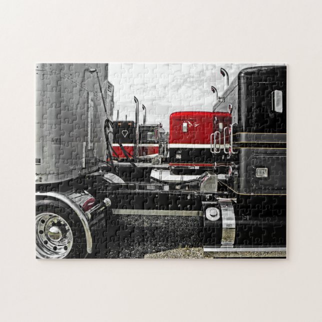 Spencer un puzzle artistique de tir de modèles (Horizontal)