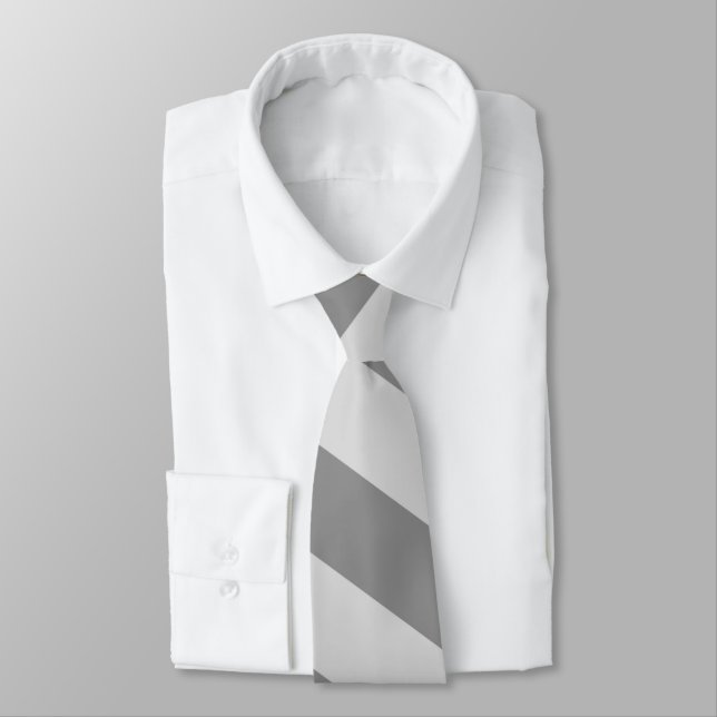 Spencer Wide Striped Tie (Tied)