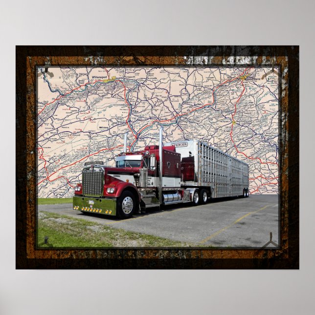 Spencer's #70 W900A map Poster (Front)