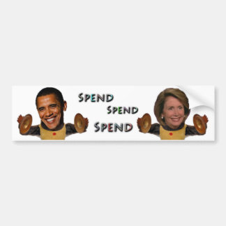Spend Spend Spend Bumper Sticker