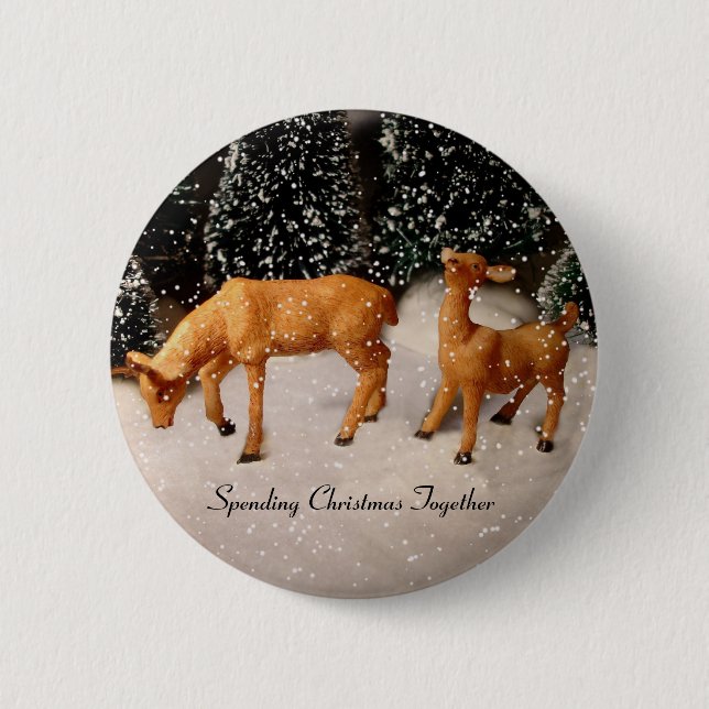 Spending Christmas Together Button (Front)