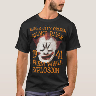 Sperm Whale Explosion BAKER CITY SNAKE RIVER 2049 T-Shirt