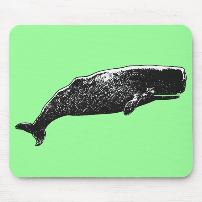 Sperm Whale Mouse Pad (Front)