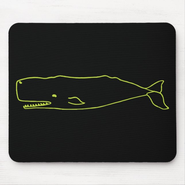 Sperm Whale Mouse Pad (Front)