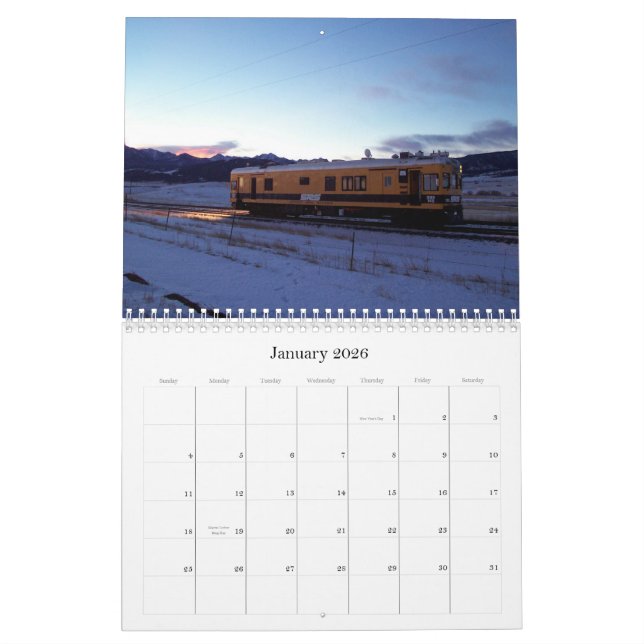 Sperry Rail Calendar 2013 (Jan 2026)