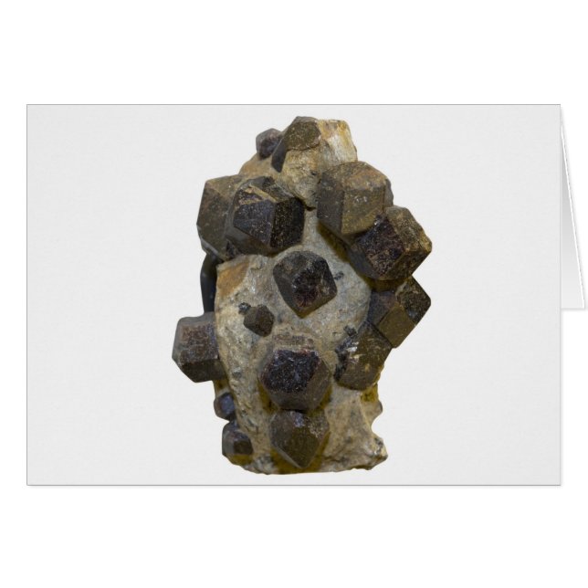 Spessartite in Matrix (Front Horizontal)